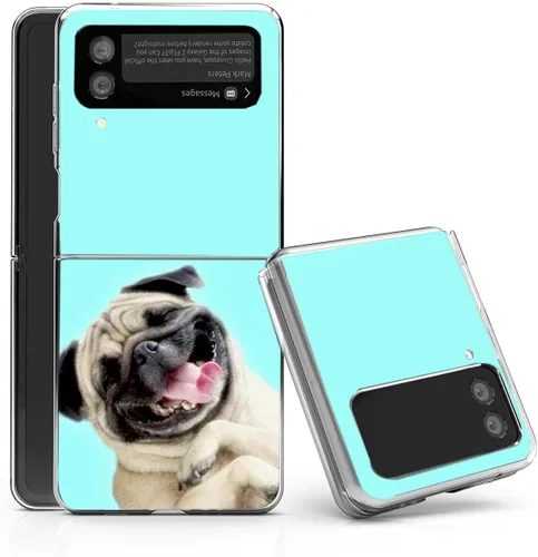 Vista 13 de Bcov - Funda rígida para Samsung Galaxy Z Flip 3 5G, diseño de gato negro, funda protectora sólida a prueba de rayones y resistente a los golpes