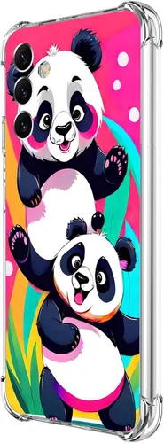 Vista 8 de Funda para Galaxy A54, hermosa protección contra caídas de flores rosas, a prueba de golpes, carcasa protectora de cuerpo completo resistente a