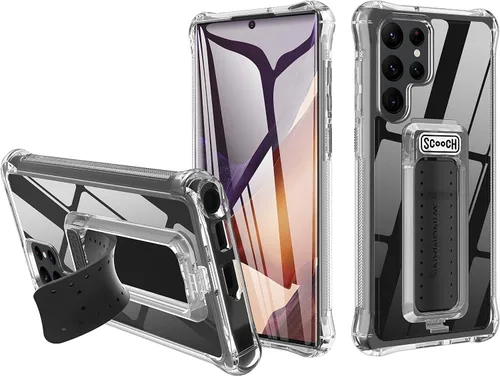 Vista 60 de Scooch Wingman - Funda con función atril para Samsung Galaxy S9 [protección contra caídas de 10 pies] [soporte bidireccional] funda protectora a