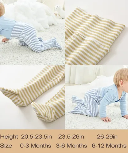 Vista 7 de Enfants Chéris 2 Pack De Bebé Pie Pantalones Recién Nacido-12 Meses