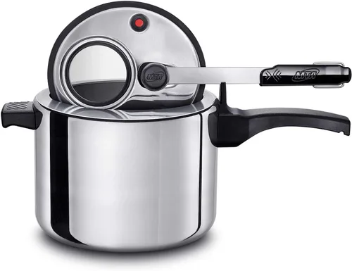Vista 2 de Olla a presión de aluminio pulido 4.5L con Viso 6014 Mta