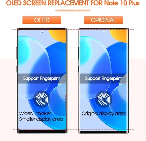 Vista 2 de OLED para Samsung Galaxy Note 10 Plus Reemplazo de pantalla para Samung Note 10 Plus pantalla LCD táctil SM-N975F SM-N975U LCD digitalizador táctil