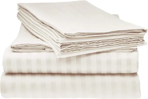 Vista 24 de laxlinen Super Suave Calidad 4 Pcs Hoja de cama Set (+ 30 inch) bolsillo extra profundo