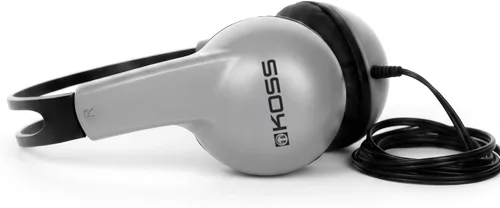 Vista 3 de Koss UR10 - Auriculares educativos, color plateado, para niños y todas las edades, con cable Negro