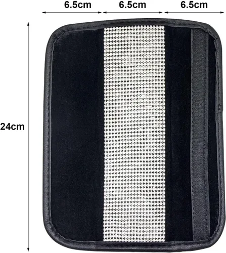 Vista 6 de Almohadillas de hombro para cinturón de seguridad, funda para cinturón de seguridad, fundas de cinturón de seguridad de automóvil de cristal