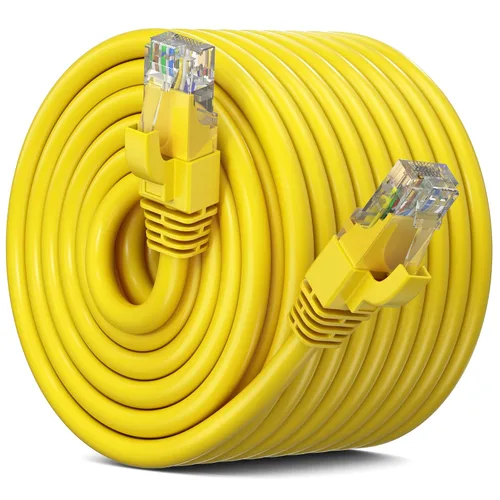 Vista 11 de Maximm Cable Ethernet Cat 6, cable de red y conexión de alta velocidad de 10 pies, UTP, 10 Gbps, cable Ethernet de 550 MHz, color naranja