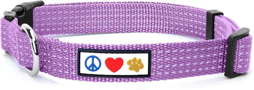Vista 24 de Collar de entrenamiento reflectante para perros, de la marca Pawtitas, Negro