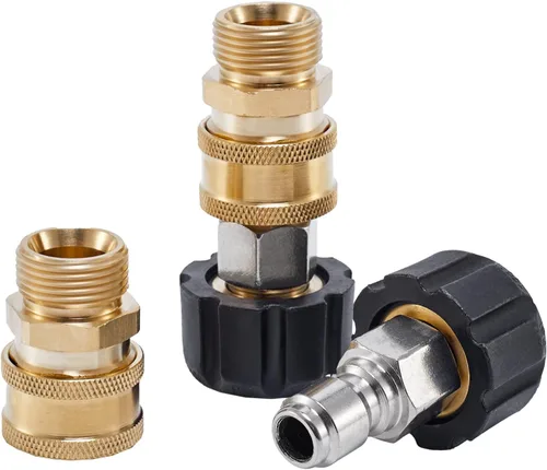 Vista 7 de Raincovo Accesorios de conexión rápida para lavadora a presión, M22