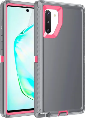 Vista 11 de Funda para Galaxy Note 10 Plus, a prueba de golpes, a prueba de caídas, a prueba de polvo, protección de cuerpo completo de 3 capas, funda rígida