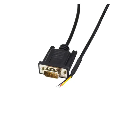 Vista 5 de D-SUB 9-PIN 9-Hole DB9 macho y hembra de un solo cabezal RS232 COM Port Serial Cable de extensión RS232 Cable de comunicación de programación RS232
