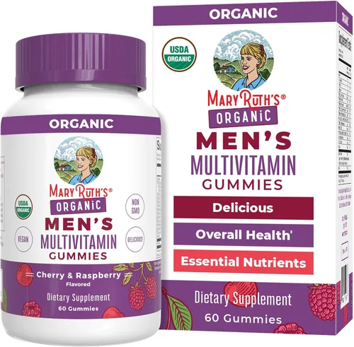 Vista 11 de Gomitas multivitamínicas para hombre con ingredientes orgánicos, vitaminas veganas para hombres Multivitamínicos diarios para hombres para apoyo