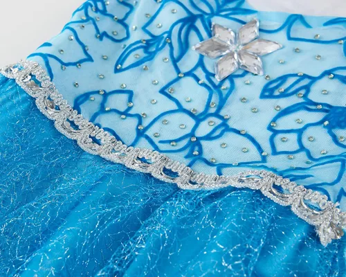 Vista 4 de Disfraz de princesa para niñas reina con accesorios fiesta de Halloween cosplay