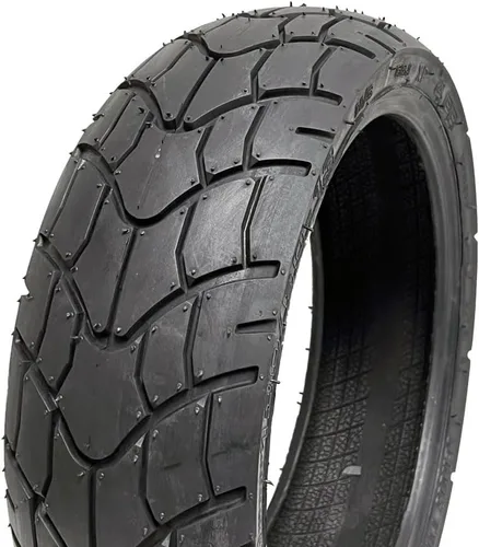 Vista 2 de MMG Juego de 2 neumáticos 130/60-13 sin cámara delantera o trasera para motocicleta, ciclomotor