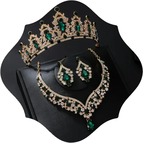 Vista 14 de Conjunto de tiaras y corona Azul