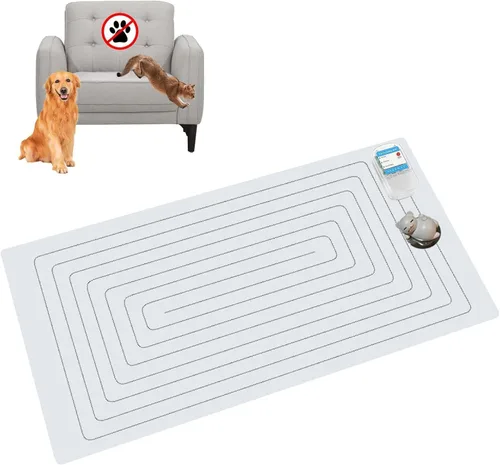 Vista 9 de SEERWAY Scat Pet Shock Mat 22x14 pulgadas: 3 modos de entrenamiento