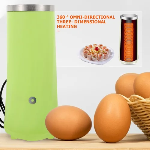 Vista 8 de Fabricante de rollos de salchicha automático Roll Maker Master Rapid Cooker Desayuno Huevos Salchicha Caldera Omelet Maker US