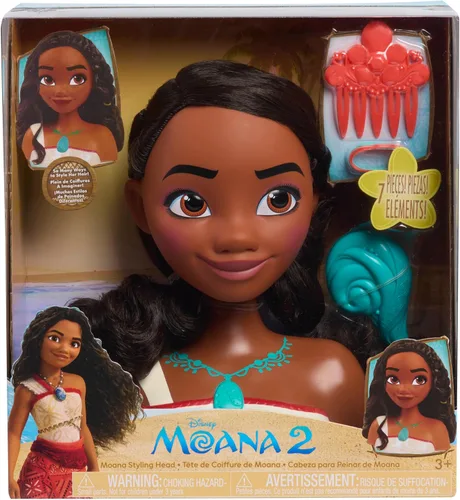 Vista 7 de Cabeza de peinado pequeña de princesa Disney - Ariel (embalaje de 8L)