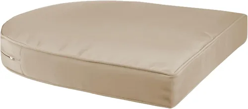 Vista 7 de Jeco Silla Rocker de mimbre con cojín bronceado, juego de 2, color espresso