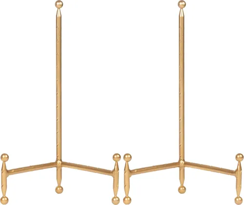 Vista 12 de Decorativo Placa De Trípode y el arte Soporte caballete acabado en negro – 11 pulgadas de altura