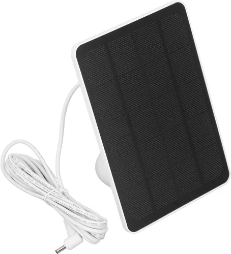 Vista 8 de Estink Solar Panel Charger 10W IP65 for Cam Battery, Lightweight ABS with Monocrystalline Silicon, 360° Rotatable Bracket & 9.8ft Cable for Outdoor