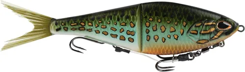 Vista 15 de Berkley PowerBait Chop Block Cebo de pesca suave Golden Shiner