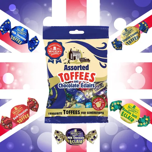 Vista 5 de Walkers Surtido Nonsuch Toffee/Eclair 5.29 oz