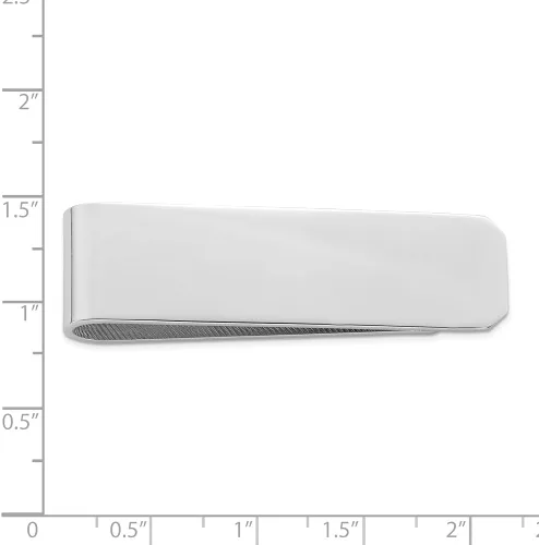 Vista 3 de Diamond2Deal Clip de plata de ley 925 chapado en rodio para hombre, Blanco