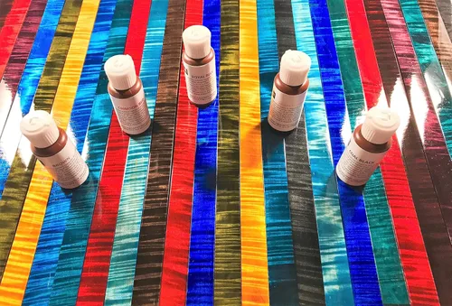 Vista 2 de Keda Alcohol Dye - Tinte líquido negro carbón, botella de 1 onza