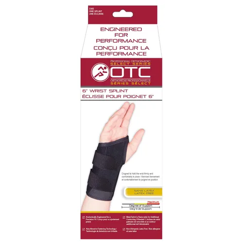 Vista 7 de OTC Férula para muñeca, 6 pulgadas, Select Series, XL (mano izquierda)
