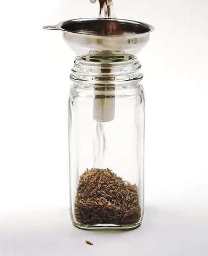 Vista 6 de Embudo de acero inoxidable, para rellenar frascos angostos y botellas, 1 unidad