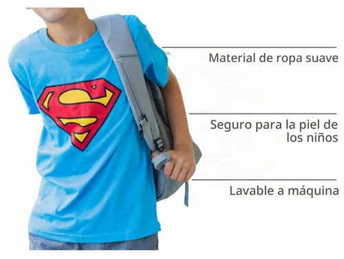 Vista 4 de DC Comics Paquete de 3 camisetas de Batman Superman The Flash de la Liga de la Justicia para niños pequeños y grandes