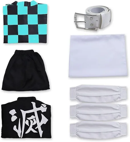 Vista 5 de Deaicos Disfraz de kimono de cosplay para Halloween