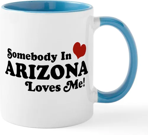 Vista 37 de CafePress ARIZONA Mugs Taza de café de cerámica de 11 oz (11.0 fl oz)