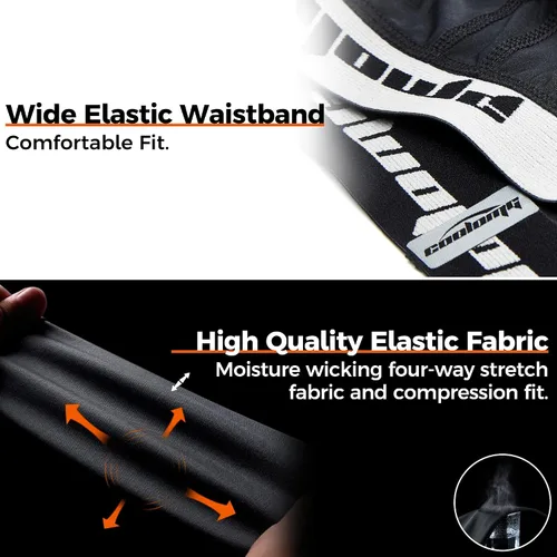 Vista 4 de COOLOMG Pantalones cortos deslizantes de béisbol para hombre con copa atlética acolchada deslizante cortos para béisbol, softbol, fútbol, lacrosse