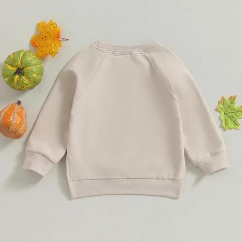 Vista 6 de DuAnyozu Ropa de bebé de Halloween, sudadera de calabaza, suéter de manga larga, suéter de manga larga, trajes de otoño