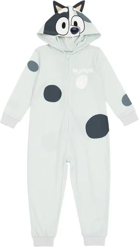 Vista 9 de Bluey Overol de cosplay con cremallera para bebés y niños grandes (12 meses - 10-12)