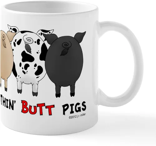 Vista 24 de CafePress Black Sheep Mug Taza de café de cerámica de 11 oz (11.0 fl oz)