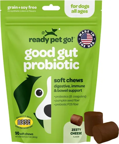 Vista 9 de Masticables para Alergias de Perros con Probióticos Masticables para Alergias Estacionales para Perros con Aceite de Salmón Salvaje de Alaska
