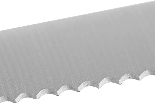 Vista 6 de TOPINCN Cuchillo de pan de acero inoxidable dentado cuchillo para hornear pastel pan cocina cortador herramienta de mano