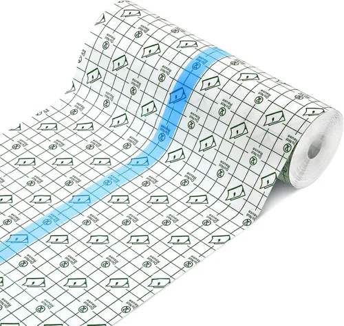 Vista 9 de BBTO Cinta adhesiva impermeable transparente para vendaje, 2 x 394 pulgadas