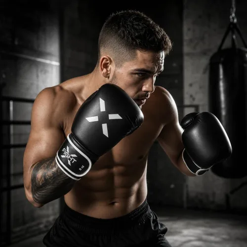 Vista 7 de Professional Boxing Gloves Men Women – Pro Training Sparring Gloves, Heavy Bag, MMA Kickboxing Muay Thai Gloves – Hook & Loop with Wrist Support
