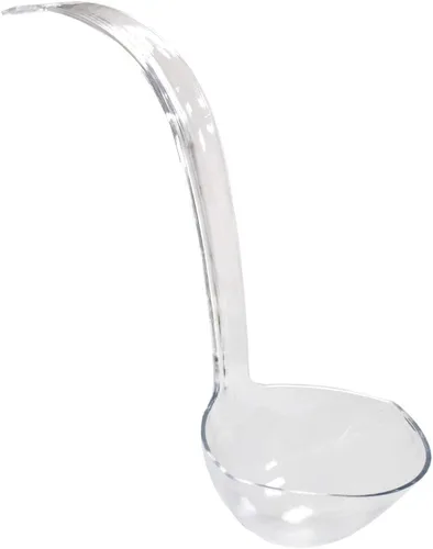 Vista 3 de Party Essentials Ponchera de Plástico Duro de 5 Onzas/Cucharón para Servir, 1 Unidad, Transparente