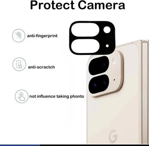 Vista 4 de Paquete de 2+2 protectores de pantalla mate de privacidad para Google Pixel 9 Pro Fold, antiespías, 1 unidad exterior + 1 película suave interior, 2