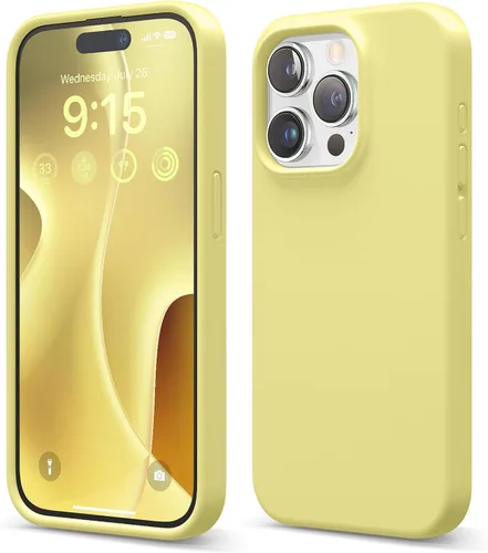 Vista 17 de elago Compatible con Funda para iPhone 15 Pro, funda de silicona líquida, funda protectora de cuerpo completo, a prueba de golpes, funda delgada