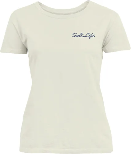 Vista 2 de Salt Life Camiseta de manga corta Doggy Days para mujer
