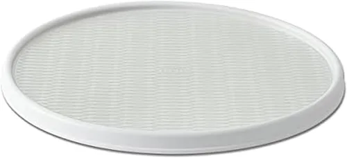 Vista 12 de Copco Plato Giratorio Antideslizante Lazy Susan para Despensa, 18 Pulgadas, Carbón/Gris Claro