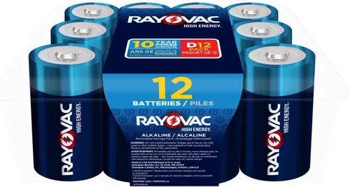 Vista 7 de Rayovac paquete de 24 baterías alcalinas AA, con tapa reutilizable (ALAA-24), 813-12PPF, 12, D, 1, 1
