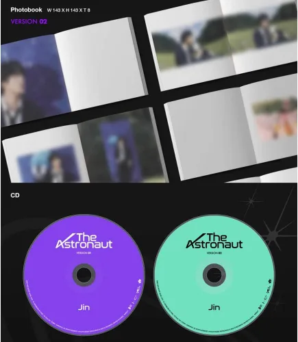 Vista 4 de DREAMUS - Jin - The Astronaut Single Album [Set (Ambas versiones)]