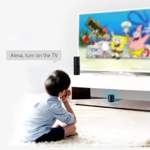 Vista 5 de Broadlink WiFi Smart Home Hub RM Mini 3 (solo Wi-Fi de 2.4 GHz) Automatización IR Aprendizaje Control remoto universal para TV Compatible con Alexa