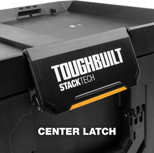 Vista 6 de ToughBuilt StackTech XL Stackable Tool Box with Lock and Removable Tray